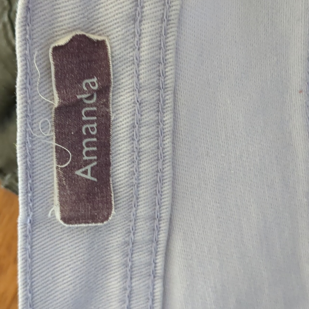 Lavender Straight-Leg Jeans size 16 - Picture 5 of 6